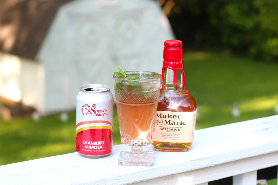 Cranberry Mimosa Mint Julep Ohza